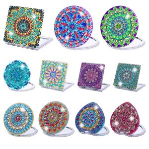 DIY Crystal Diamond Painting Mandala Double Side Special Shaped Mirror Kit